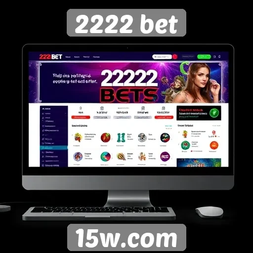 Análise da interface do usuário do site 2222 bet